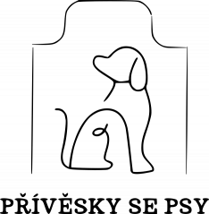 Logo přívěsky se psy